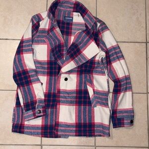 Flannel large woman’s jacket